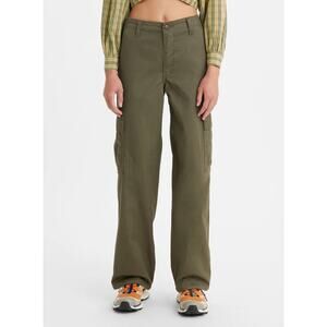 Levi's '94 Green Baggy Cargo Mid-Rise Pants Women's Size 31